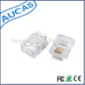 Jack rj45 modular / plug in jacks / 6p4c rj45 jack